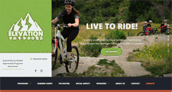 Desktop Screenshot of elevationoutdoors.ca